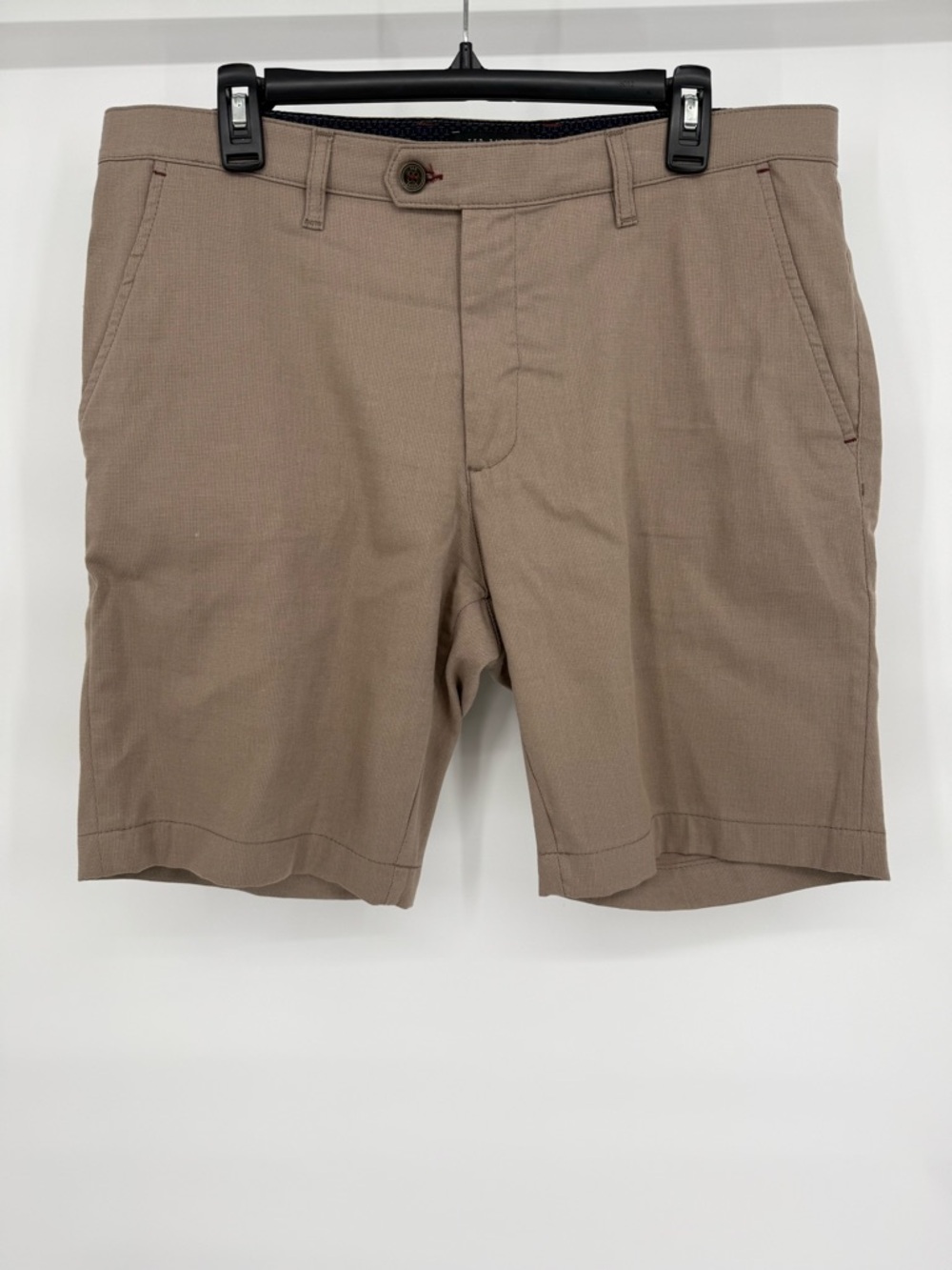 Ted Baker London Tailored Chino Shorts Stretch Flat Front Classic 36 Preppy Golf